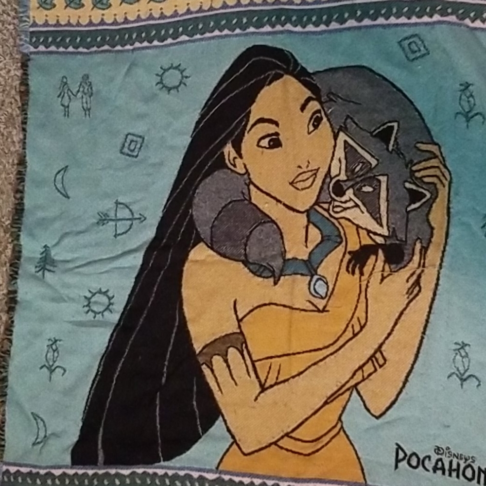 Vintage pocahontas blanket